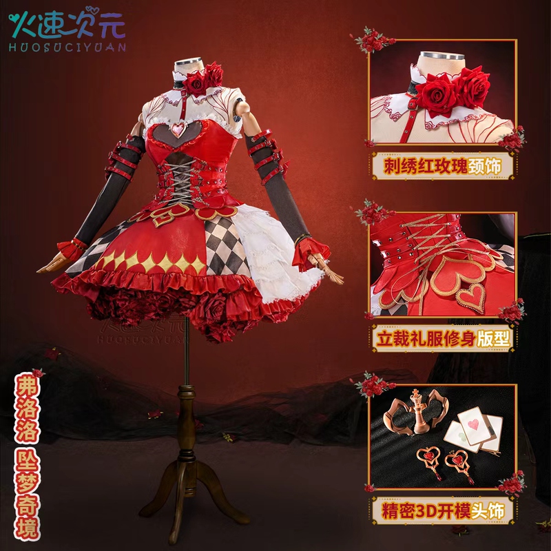Fire Speed Dimension: Neko Fuyu Fuyu Alice Falling into Wonderland Dress Two-Dimensional Game Cosplay Costume for Women Fire Speed Dimension: Neko Fuyu Fuyu Alice Falling into Wonderland Dress Two-Dimensional Game Cosplay Costume for Women