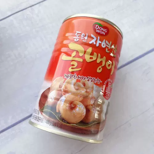 Южная Корея Dongyuan Dongwon Wild Conch Naturally производит подводные свинины из свинины