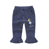 Детские штаны-клёш, осенние штаны для выхода на улицу для девочек, 1-3 лет, новая коллекция, в западном стиле