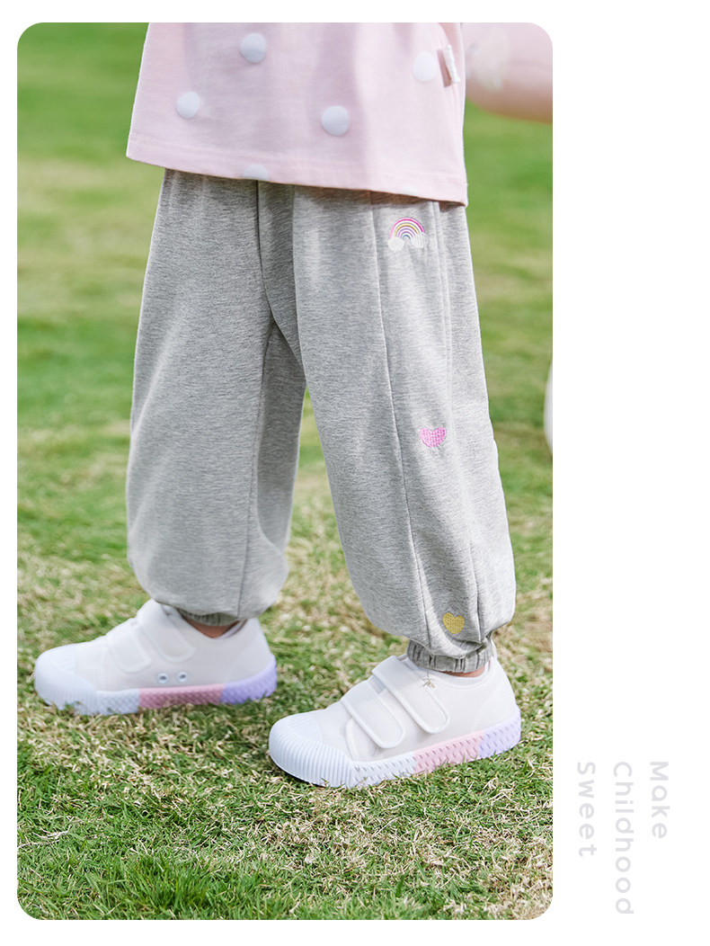 Jellybaby Anti-Mosquito Pants for Girls Summer Thin 2026 New Style Small Kidsren Casual Pants Autum Baby Pants — 40