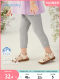 [7A抗菌]女童夏款打底裤宝宝百搭七分裤小童休闲夏装洋气儿童裤子