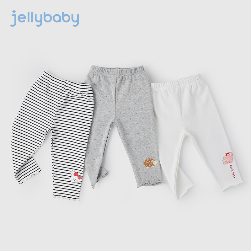 Girl Inside Hitch Pants Spring Autumn Slim Fit Children Summer Dress Pants Children Fall Outside Wearing A One-year-old Baby Summer Long Pants