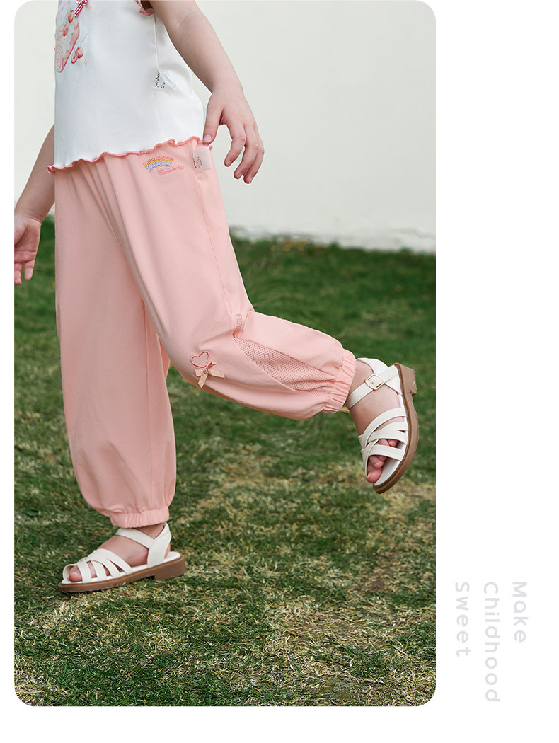 Jellybaby Anti-Mosquito Pants for Girls Summer Thin 2026 New Style Small Kidsren Casual Pants Autum Baby Pants — 52