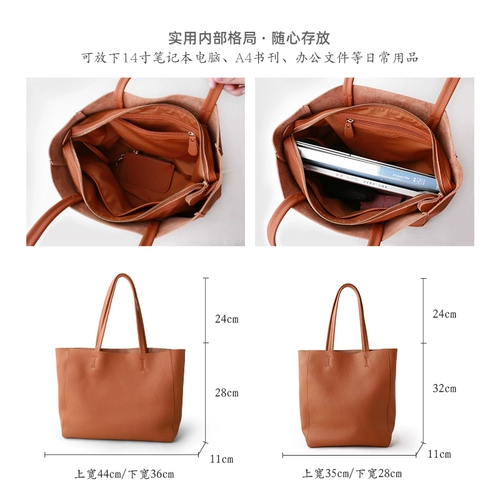 Сумка через плечо, кожаная вместительная и большая сумка на одно плечо, воловья кожа, из натуральной кожи