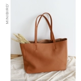 Сумка через плечо, кожаная вместительная и большая сумка на одно плечо, воловья кожа, из натуральной кожи