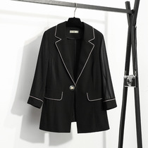 Shang Show Big Code Womens Clothing Han Edition Casual Shade of Meat Temperament Jacket 2022 Spring Dress New Fashion Display Slim Suit