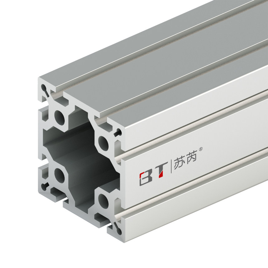 Aluminium alloy profiles 100 * 100 aluminium extruded material aluminium alloy square pipe aluminium pipe European scale heavy industrial frame aluminium extruded material