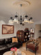 French retro style handmade ceramic living room multi-head chandelier, Nanyang style medieval bedroom chandelier, modern dining room chandelier