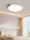 Full spectrum cream style bedroom ceiling lamp French small round beanie lamp eye protection room lamp simple ultra-thin ceiling lamp