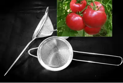 Wine stainless steel triangular leak net double ice filter funnel filter mesh thickening encryption oil grid tea colander