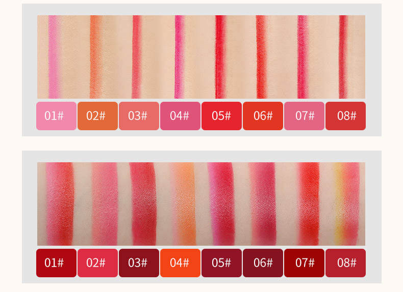 Son môi hai màu gradient cắn môi Trang điểm không thấm nước dưỡng ẩm Sinh viên Hàn Quốc người mới dùng son môi Gu Li hai màu V son môi cao cấp