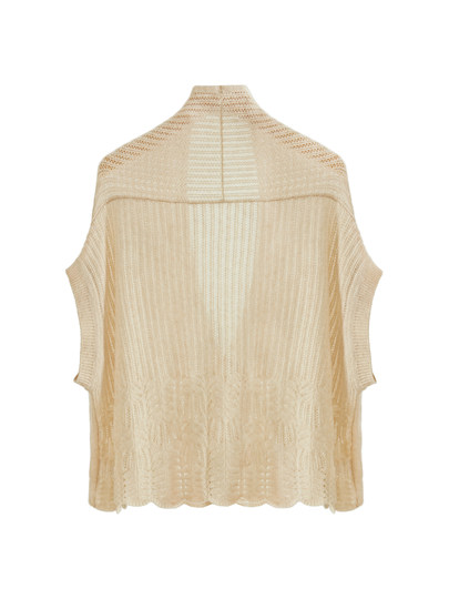 Spring and Summer 100% Pure Cashmere Shawl for Women, Hollow-Out Knitted Cardigan, Cheongsam Air-Conditioned Room Shoulder and Neck Protection Thin Coat