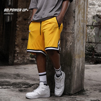 BD bodybuilding station New basketball shorts mens fashion casual wild casual loose fitness running sports shorts mens tide