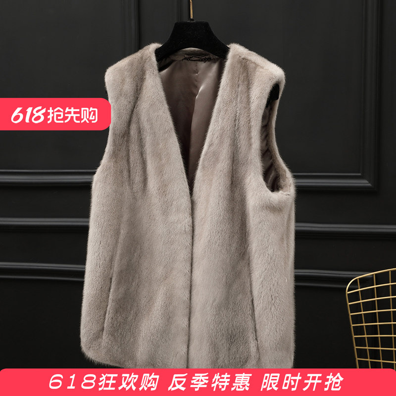 Mink Fur Vest Jacket for Women, Whole Mink Fur Short Vest, Small Female Mink Fur 2025 Winter Jacket New Style Mink Fur Vest Jacket for Women, Whole Mink Fur Short Vest, Small Female Mink Fur 2025 Winter Jacket New Style