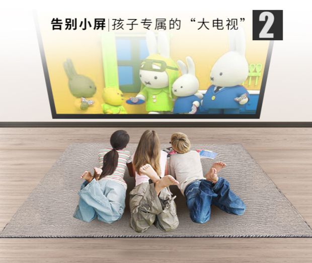 Meigao G7 Bethong bảo vệ mắt máy học phẳng chiếu trẻ em chiếu phẳng WIFI đọc trực tiếp đĩa U - Máy chiếu máy chiếu 4k xiaomi