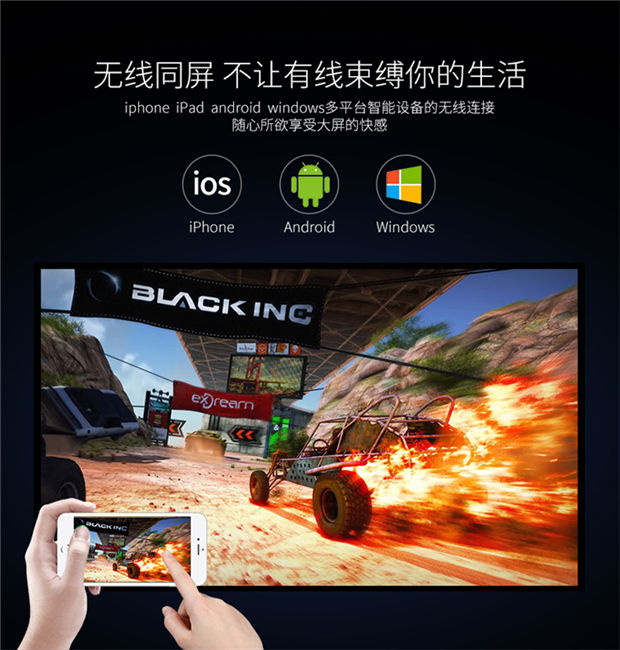 Máy chiếu MEGO Migao G6S Điện thoại Apple Android HD HDMI / USB / micro máy chiếu cầm tay không dây - Máy chiếu máy chiếu mini xiaomi