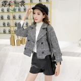 Небольшая куртка, осенний костюм, в стиле Шанель, подходит для подростков, коллекция 2022