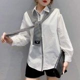 Сексуальная рубашка, модный осенний комплект, европейский стиль, 2021 года, в западном стиле, имитация рубашки