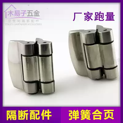 Powder room partition accessories hinge public toilet zinc alloy self-closing spring hinge precision 04 same hinge
