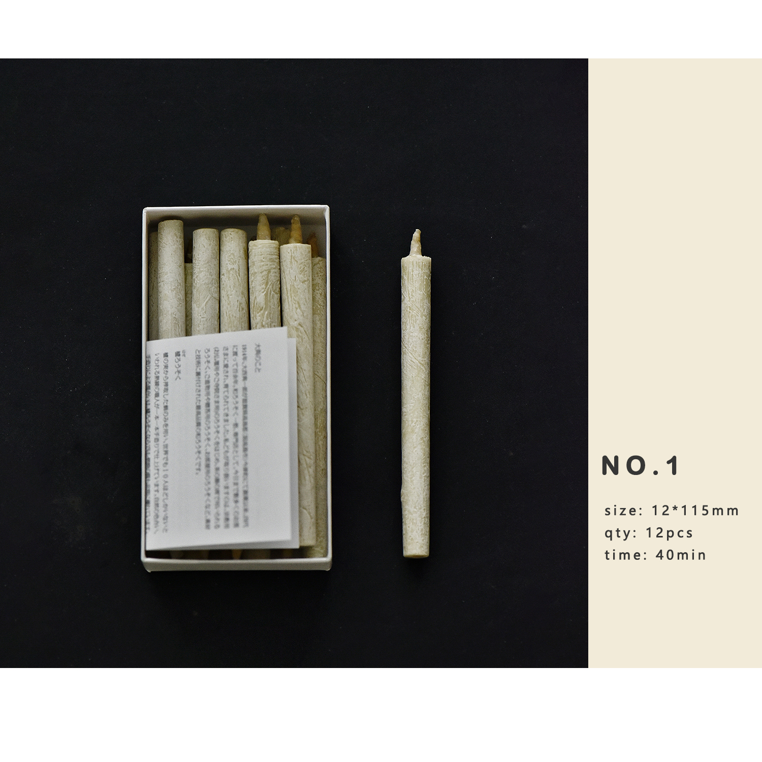 -Taoyuan Daily-Japanese Great Public Handmade Candle Near River Hand Made of Concorde and Candle 100% Plant Wax