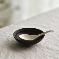 -Taoyuan daily-Salt tea spoon Ruyi spoon dessert spoon melt White