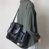 Мужская сумка на одно плечо для отдыха, портативная сумка через плечо, барсетка, вместительный и большой ноутбук, вместительная и большая сумка для путешествий