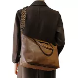 Вместительная и большая сумка на одно плечо подходит для мужчин и женщин, портативная барсетка, сумка через плечо