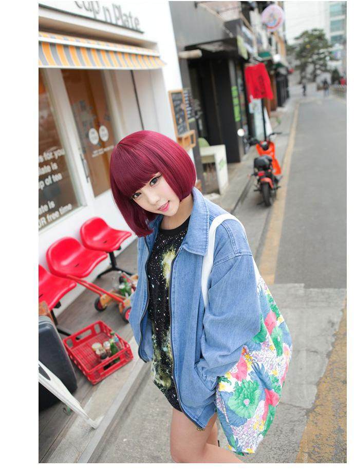 Perruque OTHER   cheveux raides Court - Ref 2612631 Image 8