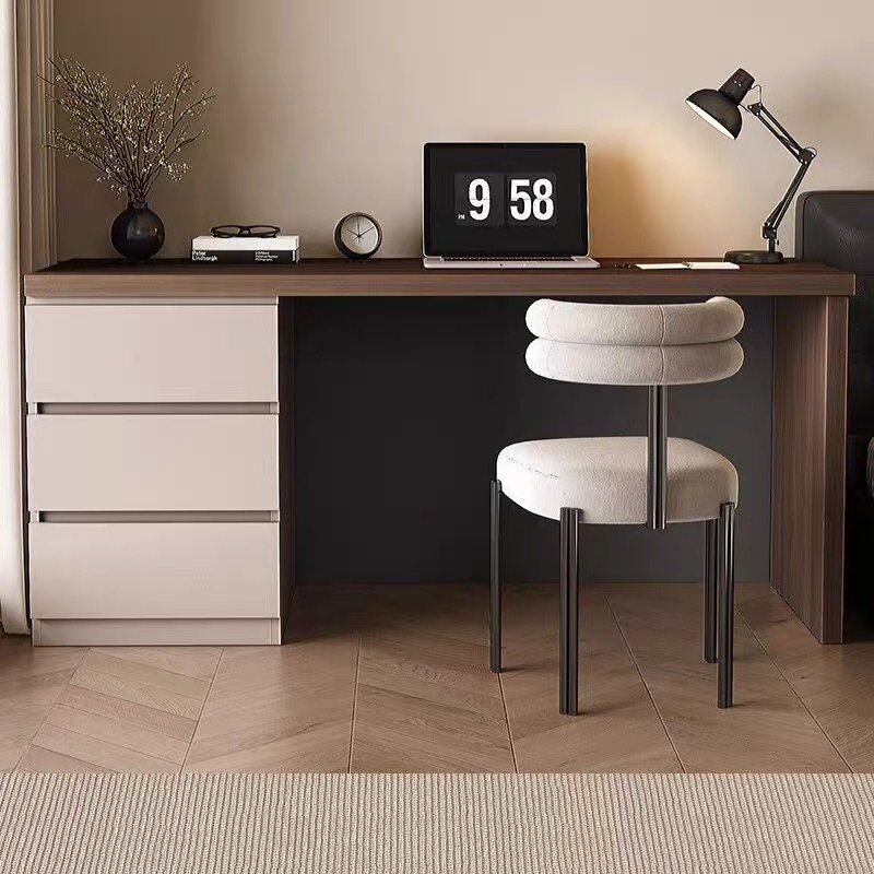 Simple Dressing Table, Desk, and Chest of Drawers All in One, Simple Makeup Table with Drawers, Home Bedroom Desk, Computer Desk Simple Dressing Table, Desk, and Chest of Drawers All in One, Simple Makeup Table with Drawers, Home Bedroom Desk, Computer Desk