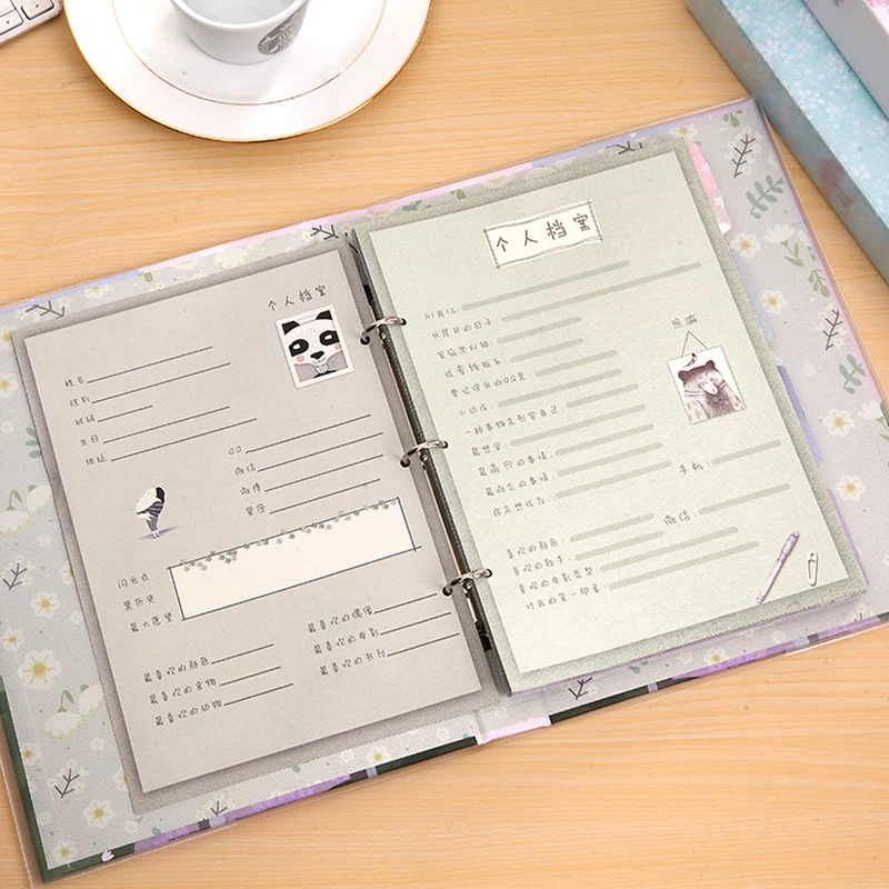 Retro photoalbum for students, tear-off sheet, for secondary school