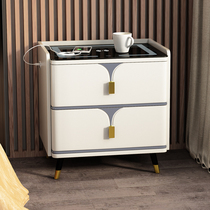 Smart bedside table bedroom simple modern USB wireless charging sensor light multifunctional light luxury Net red bedside cabinet