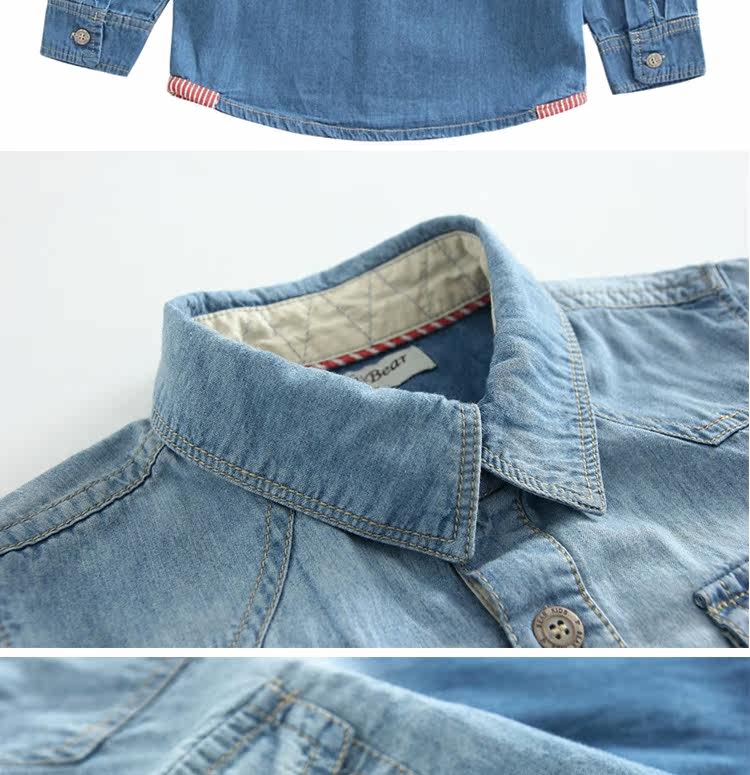 Chemise garcon à manche longue - Ref 2073802 Image 10