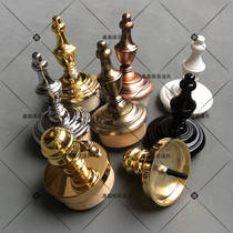 Costume model props accessories men and women model metal head cover model head new head cover golden antique