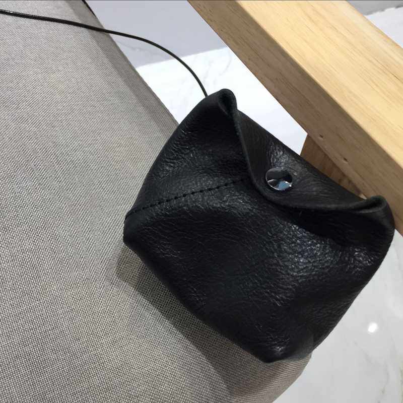 сумка 原创小众设计复古简约纯色斜挎单肩牛皮小包钥匙包口红包mini小包