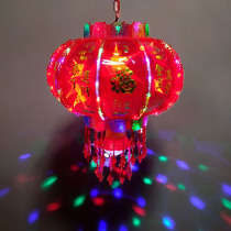 New Years Spring Festival led colorful rotating red housewarming walking horse Crystal balcony festival celebration blessing character electric lantern
