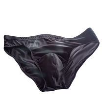 Summer skin-friendly mens thin ice silk cool and breathable briefs no sense no trace comfortable large size one-piece shorts