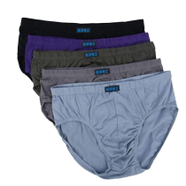 Summer new mens skin-friendly durable slim-fit briefs large size loose casual personalized simple pants