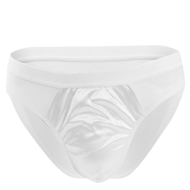 Transparent tulle underwear for men comfortable breathable and personalized low-waisted silky elastic shorts stretchy senseless and traceless briefs