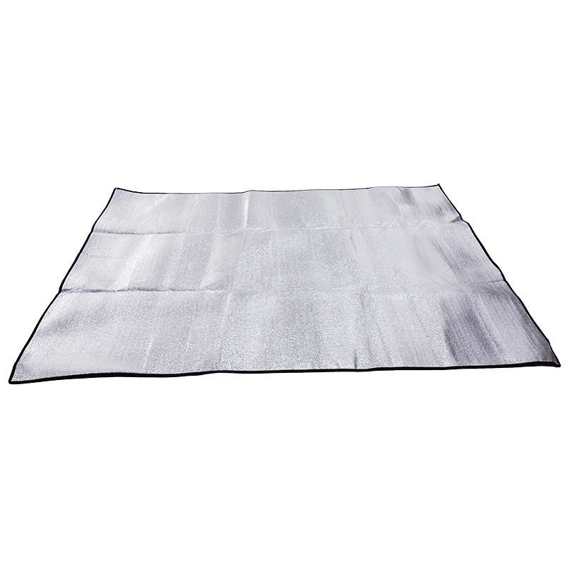 200*200 aluminum film moisture-proof mat Large 3-4 people aluminum foil cushion outdoor camping supplies