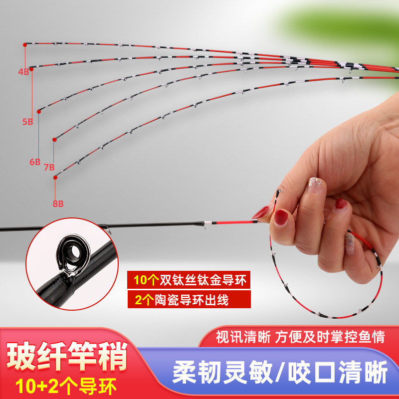 纳米玻纤竿稍怎么选？2026年桥筏/排筏钓软尾竿稍为何更看重&ldquo;双色辨识+薄磁环&rdquo;？