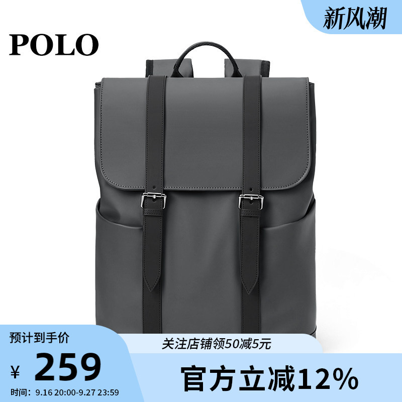 Polo New Backpack for Men and Women, Couple Travel Backpack 15inch Large Capacity Computer Bag, College Student Casual School Bag Polo New Backpack for Men and Women, Couple Travel Backpack 15inch Large Capacity Computer Bag, College Student Casual School Bag