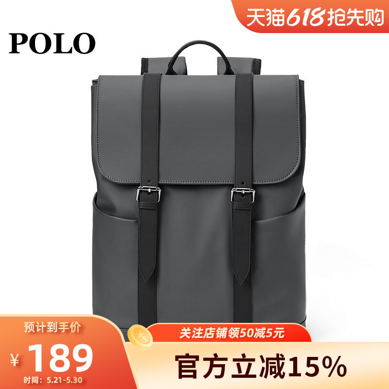 Polo New Backpack for Men and Women, Couple Travel Backpack 15inch Large Capacity Computer Bag, College Student Casual School Bag Polo New Backpack for Men and Women, Couple Travel Backpack 15inch Large Capacity Computer Bag, College Student Casual School Bag