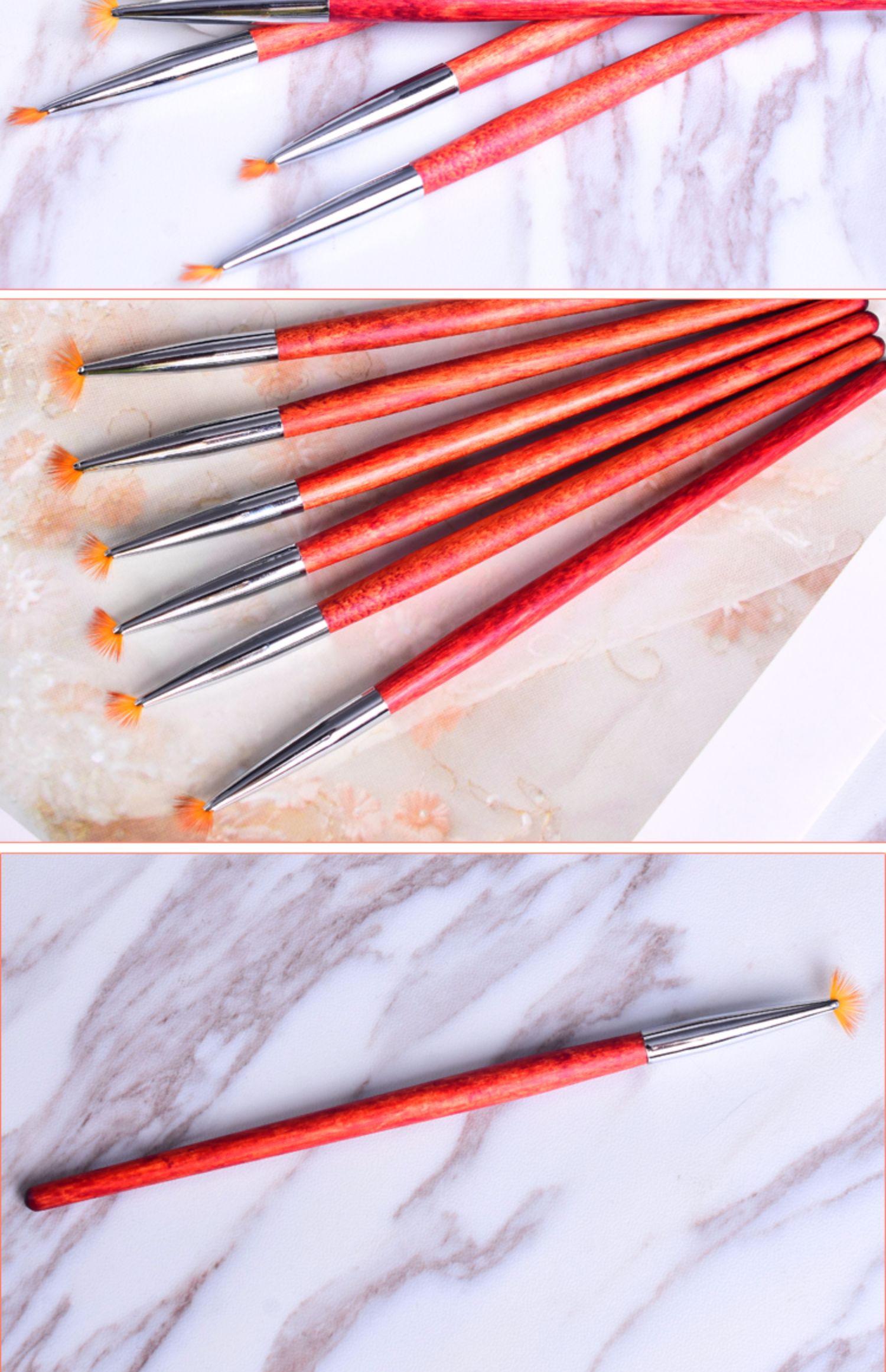 Nail art fan bút nhỏ gradient smudge bột lỏng để làm áo len len công cụ trị liệu ánh sáng duy nhất bút lông phổ biến - Công cụ Nail máy dũa móng tay cho bé