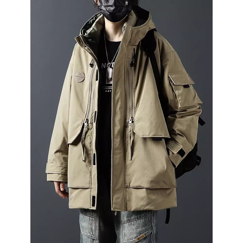 Jeep Jeep Jacket down Coat Men's Winter 2026 New Cold-Resistant Warm Hooded Casual Men's Jacket Trendy Jeep Jeep Jacket down Coat Men's Winter 2026 New Cold-Resistant Warm Hooded Casual Men's Jacket Trendy