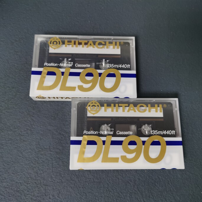 [Оригинальная аутентичная] Совершенно новая кассета Hitachi blank tape DL90 TPK Sony Universal Tape Изображение 1