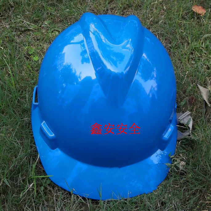 Anti-smash blue ABS high-strength red imported material V-shaped white safety helmet anti-smashing head yellow high-altitude hat