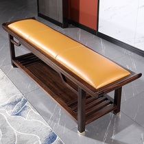 New Chinese black sandalwood bed tail stool bedroom furniture Spring stool Spice Modern Brief Solid Wood Strip for changing shoes