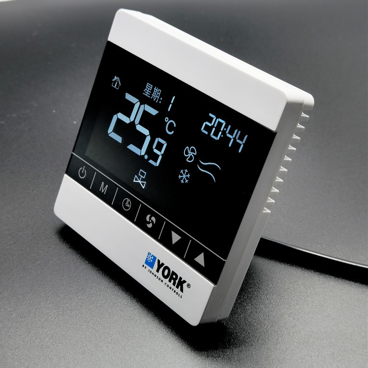 York Central Air Conditioning Panel Touch Screen Thermostat Lcd Fan Coil Water Floor Heating Two-In-One Three-Speed Switch York Central Air Conditioning Panel Touch Screen Thermostat Lcd Fan Coil Water Floor Heating Two-In-One Three-Speed Switch