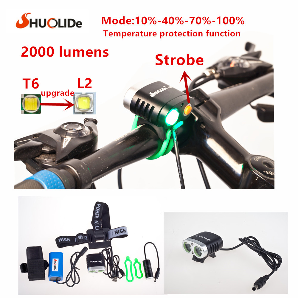 New super bright owl bicycle headlights mountaineering lights USB rechargeable bicycle lights T6 L2 night equipment headlights