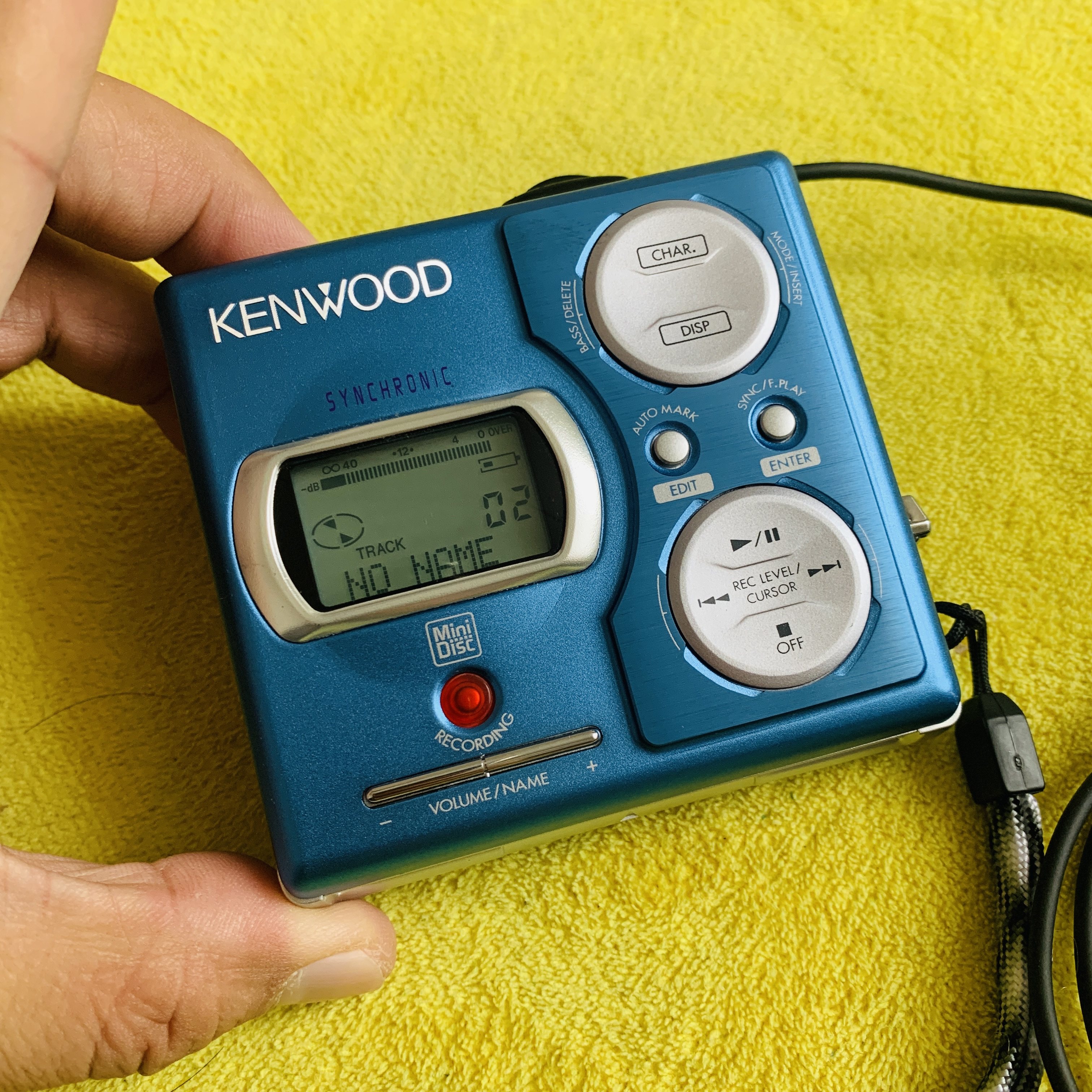 Collector's edition kenwood dmc-k7r md walkman | retro sound